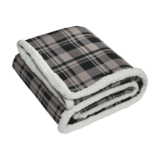 Port Authority® Flannel Sherpa Blanket