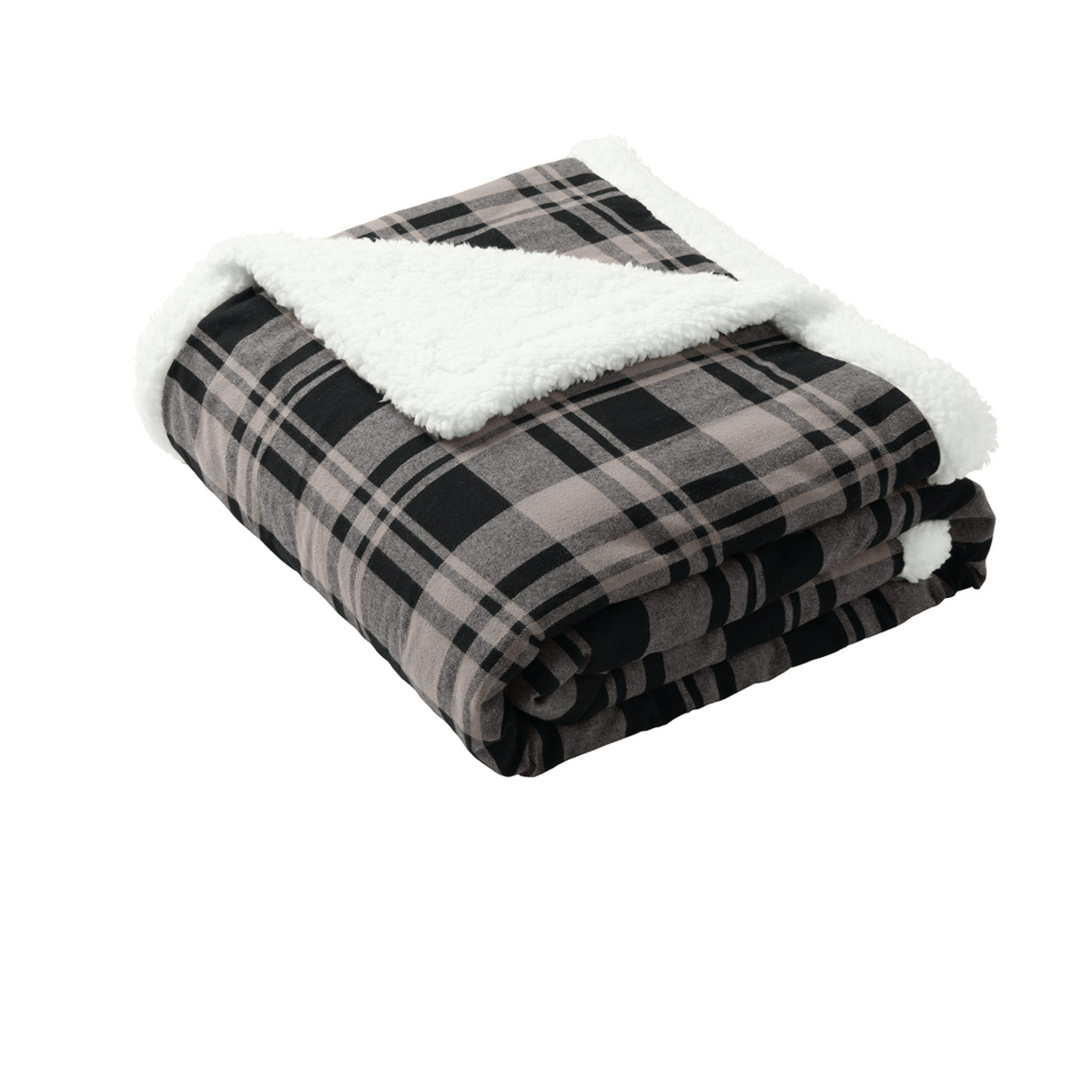 Port Authority® Flannel Sherpa Blanket