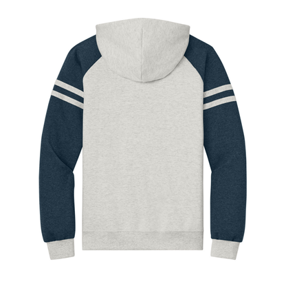 Jerzees® Unisex NuBlend® Varsity Colorblock Hooded Sweatshirt