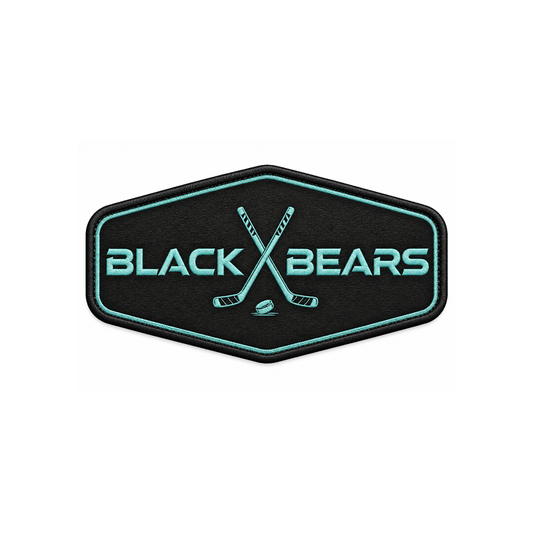 Black Bears Heat-Applied Patch