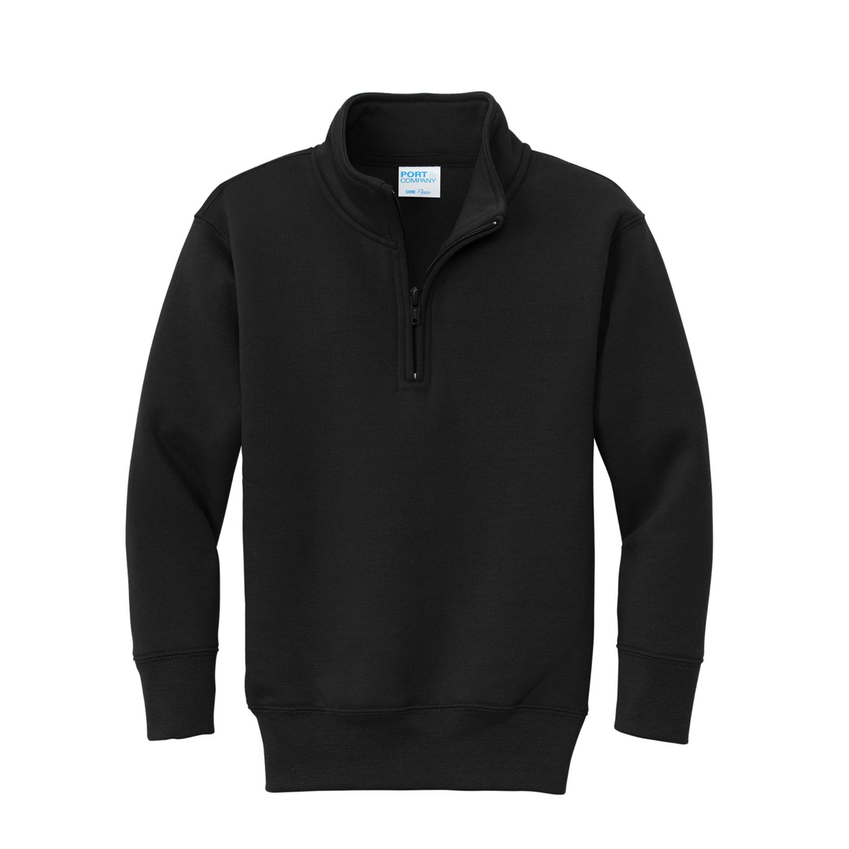 Port &amp; Co® Youth Core Fleece 1/4-Zip Pullover Sweatshirt