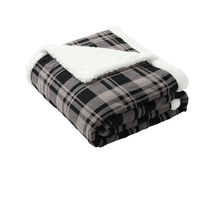 Port Authority® Flannel Sherpa Blanket