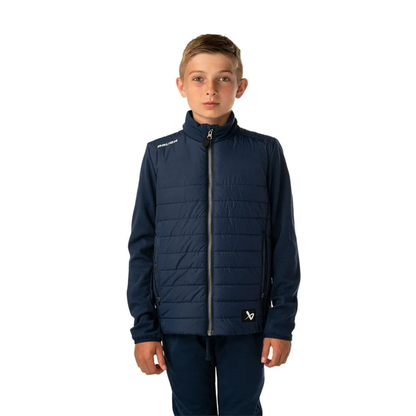 BAUER S26 TEAM HYBRID JACKET YTH-BLACK