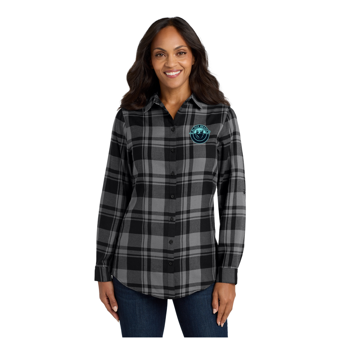 Port Authority® Women's Plaid Flannel Tunic