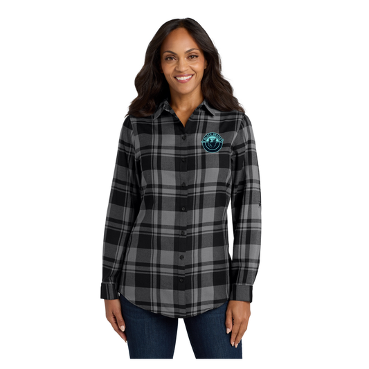 Port Authority® Women's Plaid Flannel Tunic