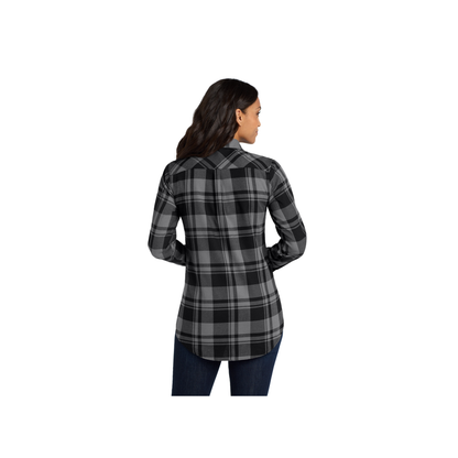 Port Authority® Women's Plaid Flannel Tunic