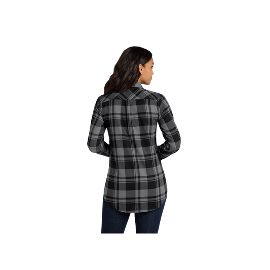Port Authority® Women's Plaid Flannel Tunic